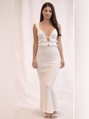 modern satin wedding dress with lace train reviews Nude Beige Beaded Lace Chapel Train Mermaid Wedding Dress Nude Beige